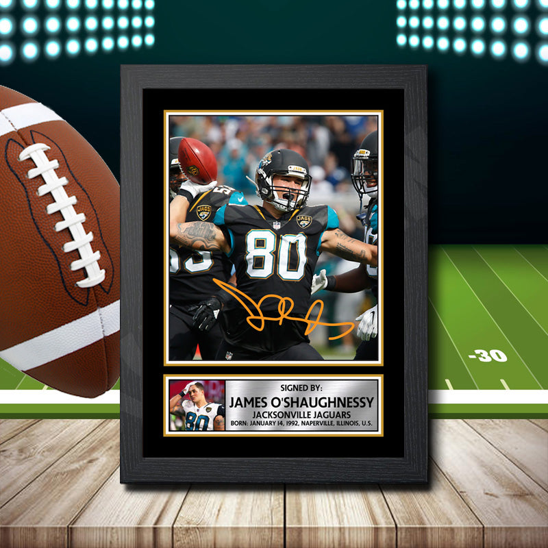 James O'shaughnessy 2 – Printed Signature NFL Star Print – James O'shaughnessy 2