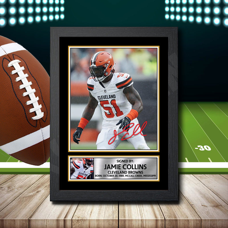 Jamie Collins Sr. – Printed Signature NFL Star Print – Jamie Collins Sr.