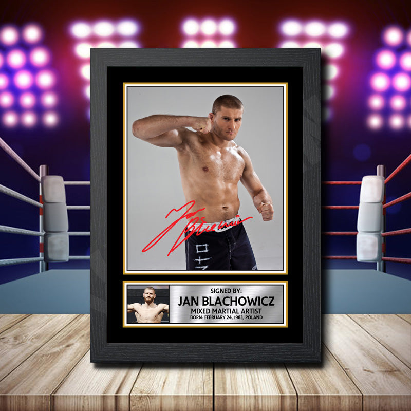 Jan Blachowicz Printed Signature Ufc Star Poster Print Framed Wall Art Gift – Jan Blachowicz Printed Signature Ufc Star Poster Print