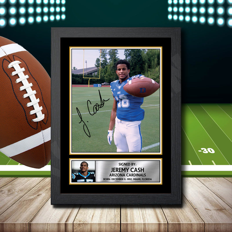 Jeremy Cash 1 – Printed Signature NFL Star Print – Jeremy Cash 1