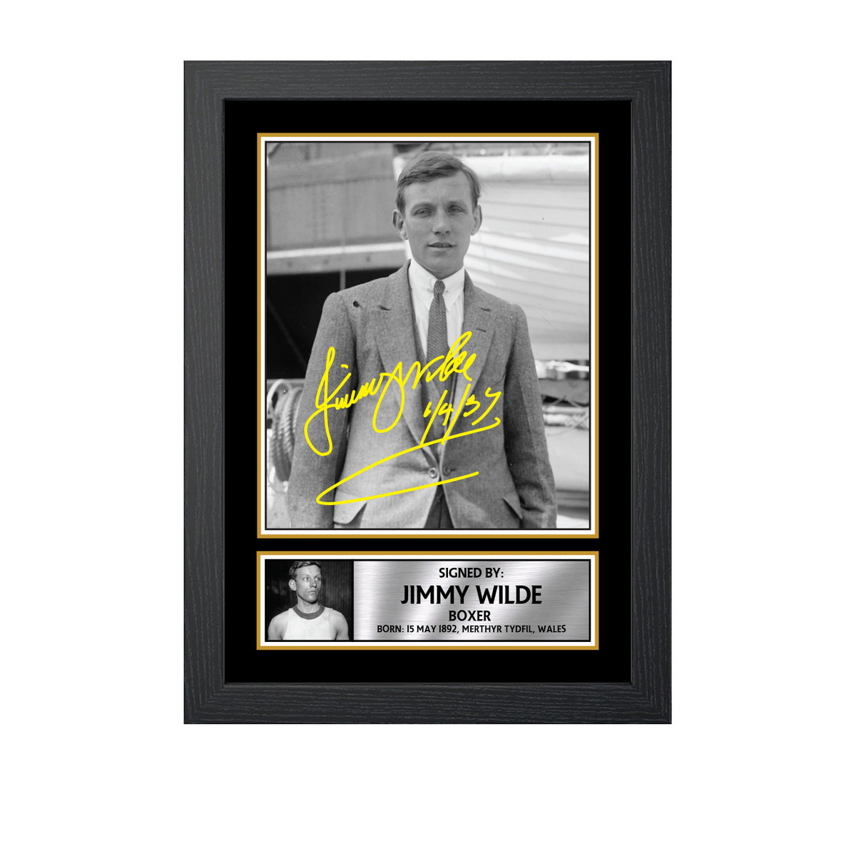 Jimmy Wilde M721 Boxing Printed Signature Poster Print Gift