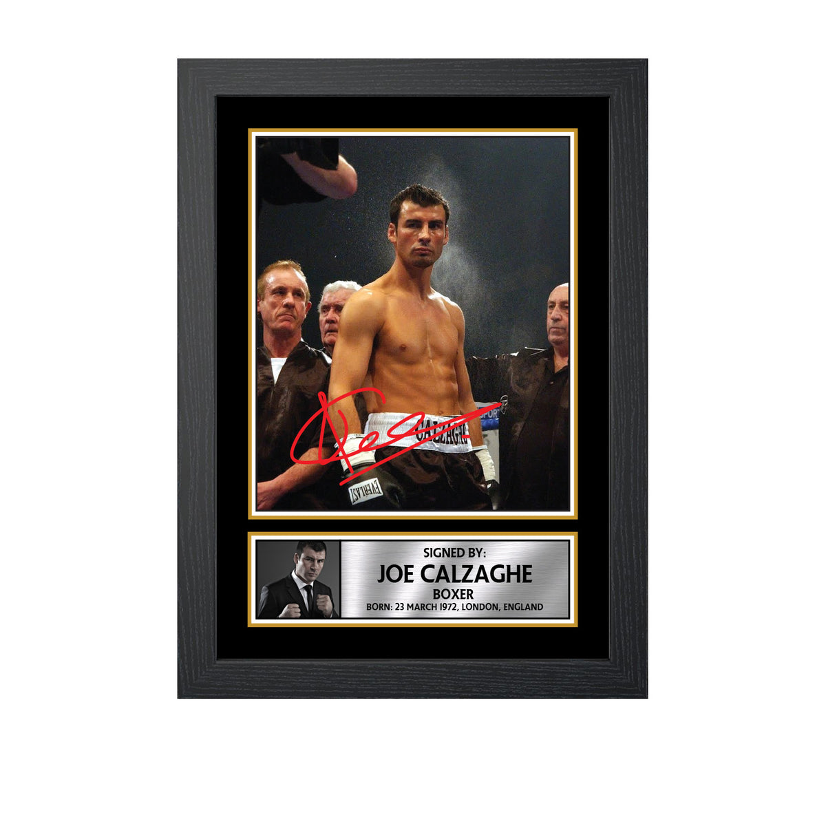 Joe Calzaghe M723 Boxing Printed Signature Poster Print Gift