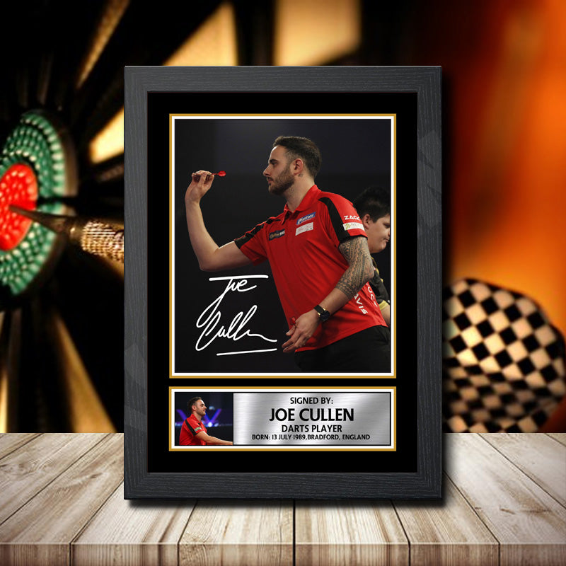 Joe Cullen Printed Signature Darts Star Poster Print Framed Wall Art Gift – Joe Cullen Printed Signature Darts Star Poster Print