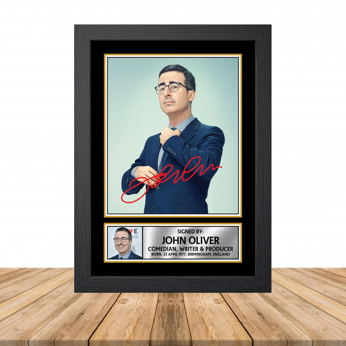 John Oliver M861 Television Printed Signature Poster Print Gift
