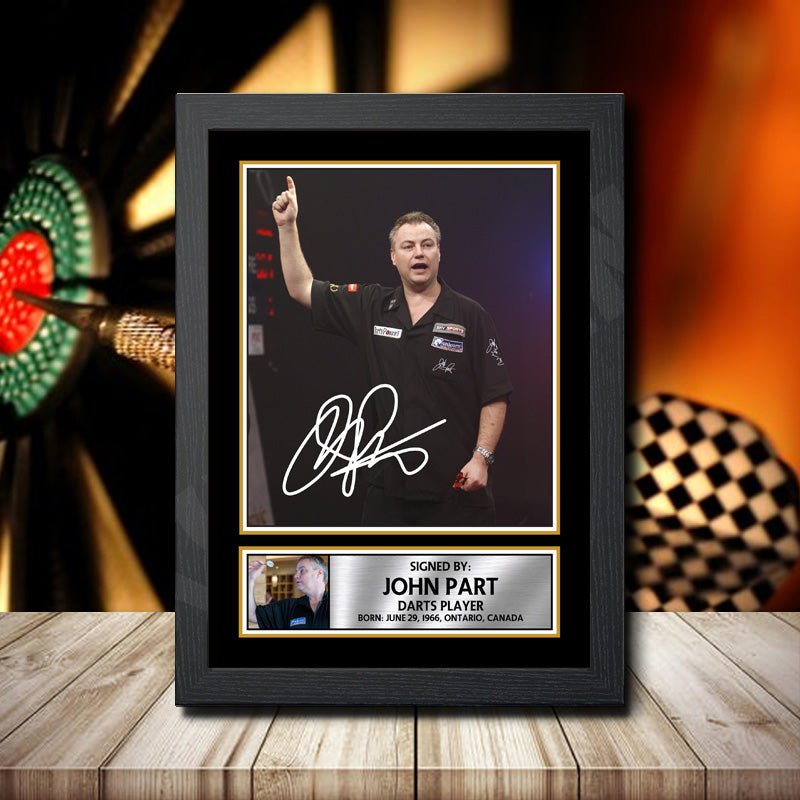 John Part 2 Printed Signature Darts Star Poster Print Framed Wall Art Gift – John Part 2 Printed Signature Darts Star Poster Print