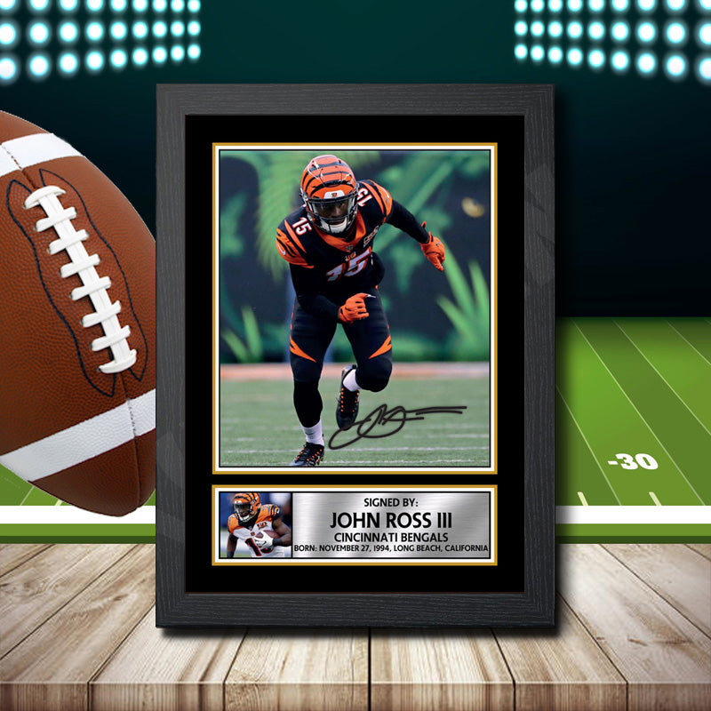 John Ross Iii 2 – Printed Signature NFL Star Print – John Ross Iii 2