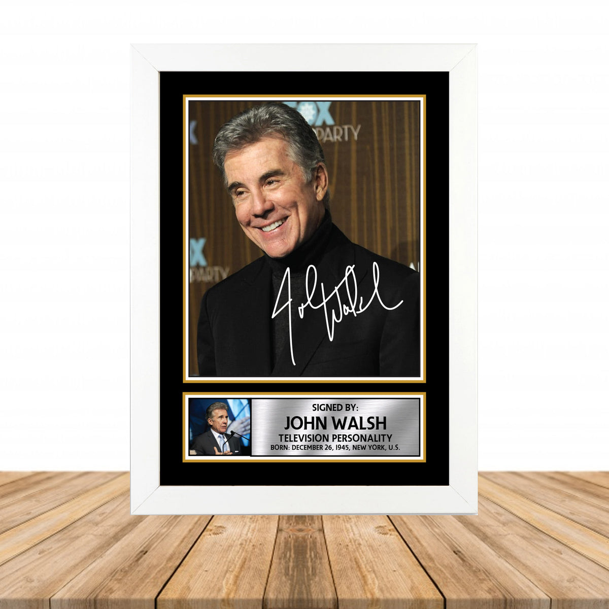 John Walsh M864 Television Printed Signature Poster Print Gift