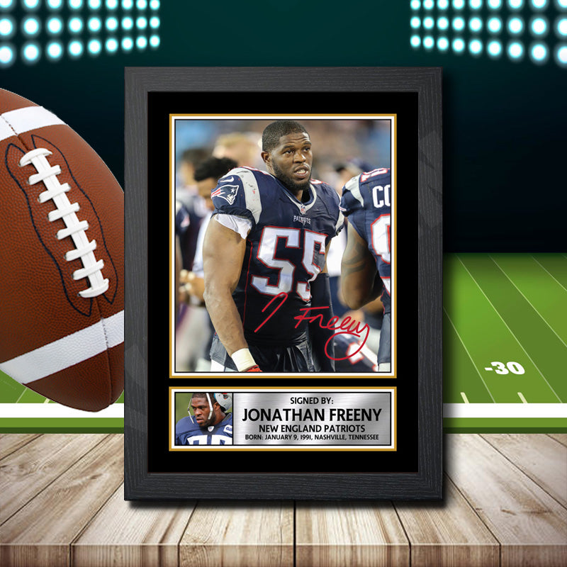 Jonathan Freeny – Printed Signature NFL Star Print – Jonathan Freeny