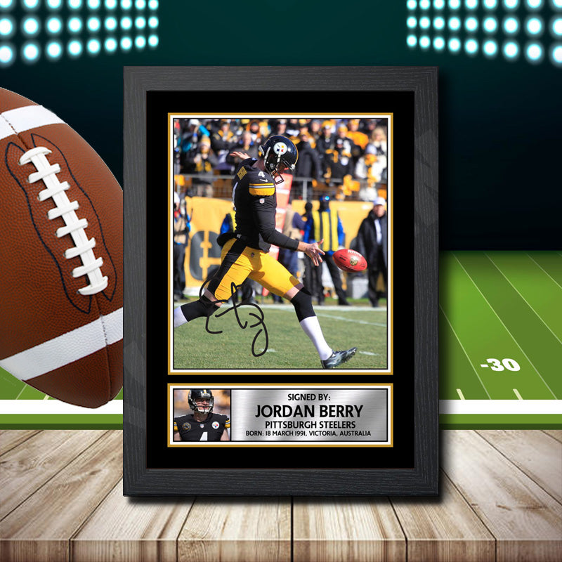 Jordan Berry 2 – Printed Signature NFL Star Print – Jordan Berry 2