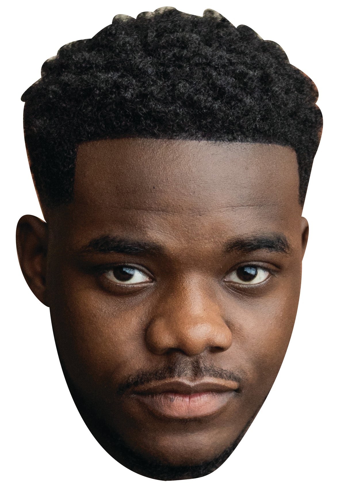 Josh Tedeku Face Mask – Fancy Dress Cardboard Costume Mask – Josh Tedeku Face Mask