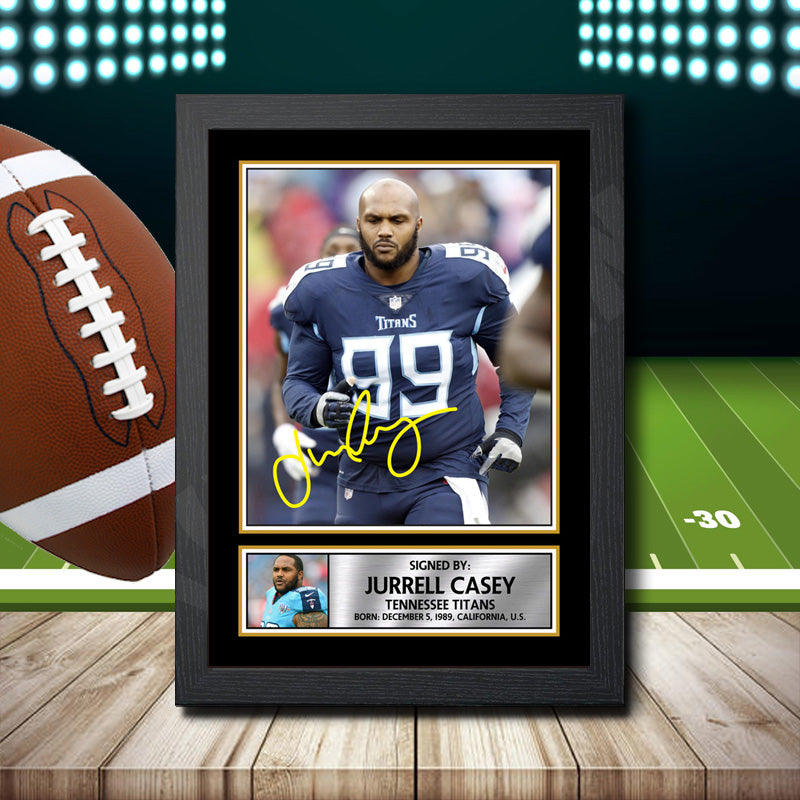 Jurrell Casey 2 – Printed Signature NFL Star Print – Jurrell Casey 2