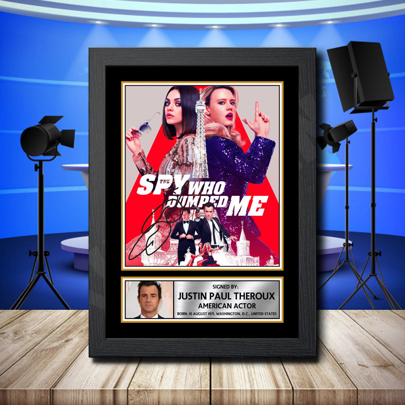 Justin Theroux 2 Printed Signature Television Star Poster Print Framed Wall Art Gift – Justin Theroux 2 Printed Signature Television Star Poster Print