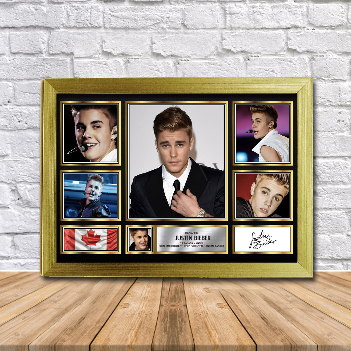 Justin Bieber (2) Music Gift Framed Printed Signature Star Poster Print Wall Art Gift β Justin Bieber Music Gift Framed Printed Signature Star Poster Print Wall Art