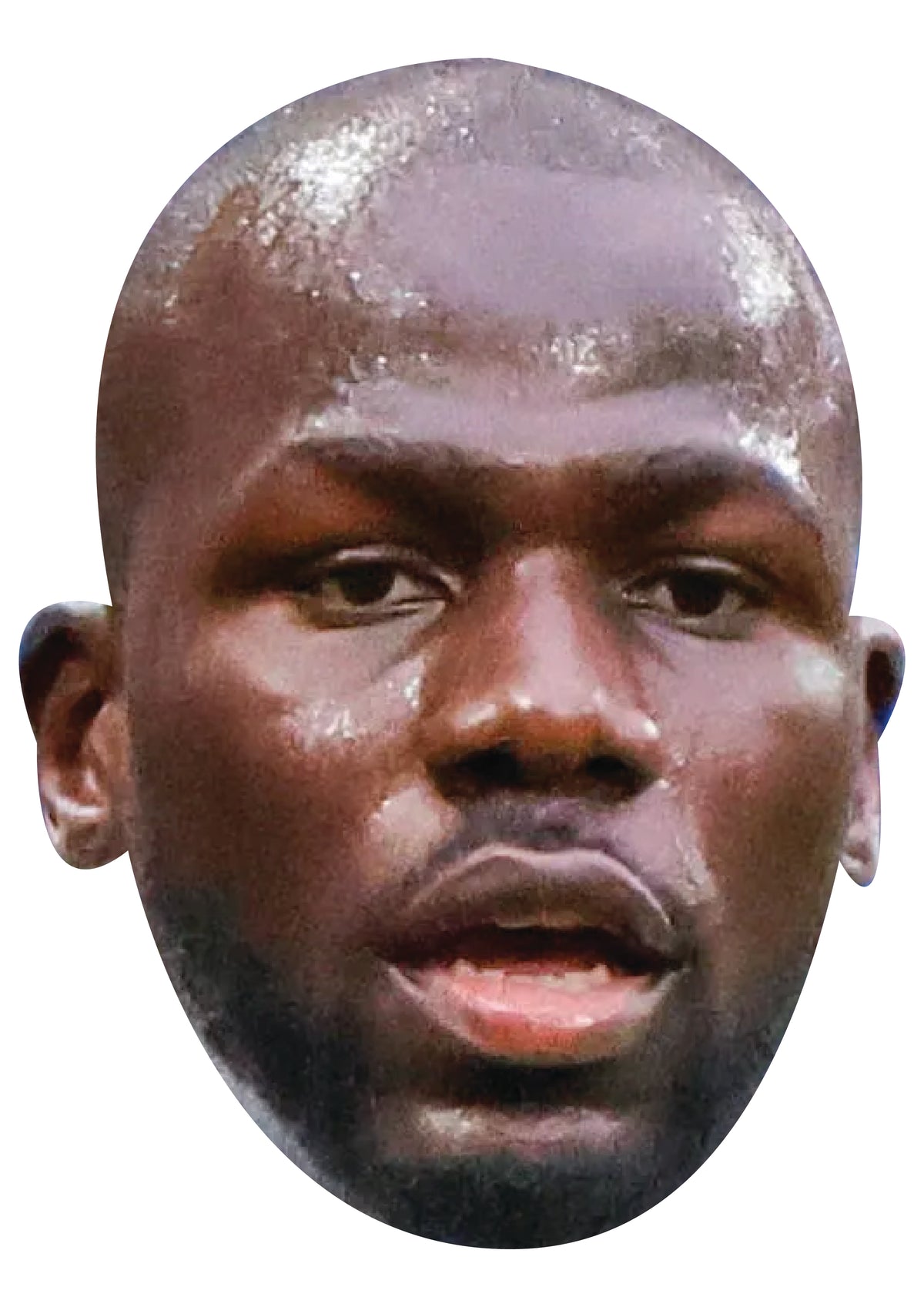 Kalidou Koulibaly Face Mask β Fancy Dress Cardboard Costume Mask β Kalidou Koulibaly Face Mask