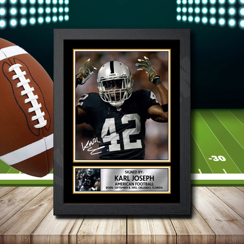 Karl 1 – Printed Signature NFL Star Print – Karl 1