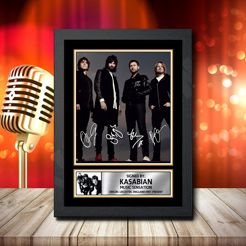 Kasabian 2 – Printed Signature Music Star Print – Kasabian 2