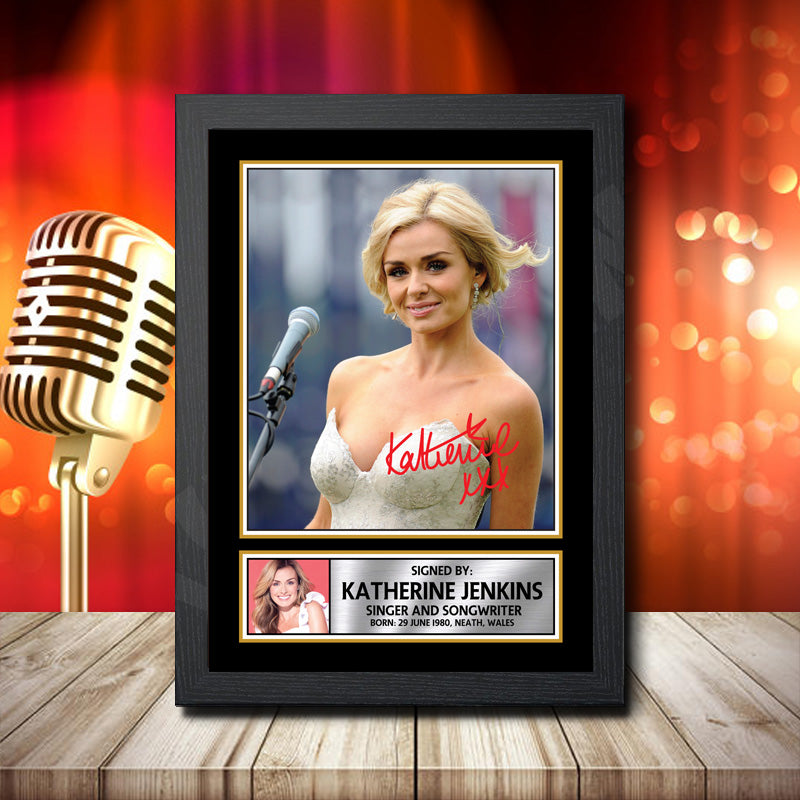 Katherine Jenkins – Printed Signature Music Star Print – Katherine Jenkins