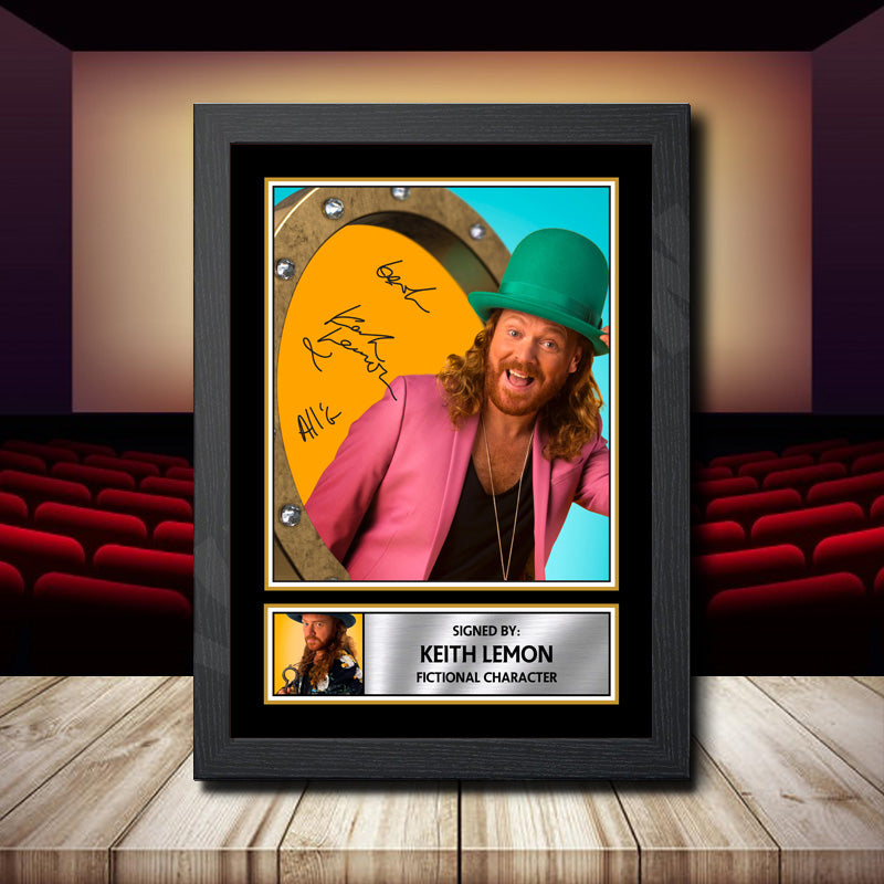Keith Lemon 2 Printed Signature Movie Star Poster Print Framed Wall Art Gift β Keith Lemon 2 Printed Signature Movie Star Poster Print