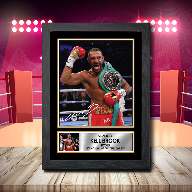 Kell Brook 2 Remake Printed Signature Boxing Star Poster Print Framed Wall Art Gift β Kell Brook 2 Remake Printed Signature Boxing Star Poster Print