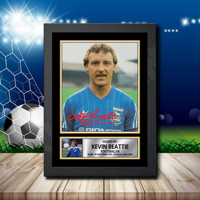 Kevin Beattie Printed Signature Footballers Star Poster Print Framed Wall Art Gift – Kevin Beattie Printed Signature Footballers Star Poster Print