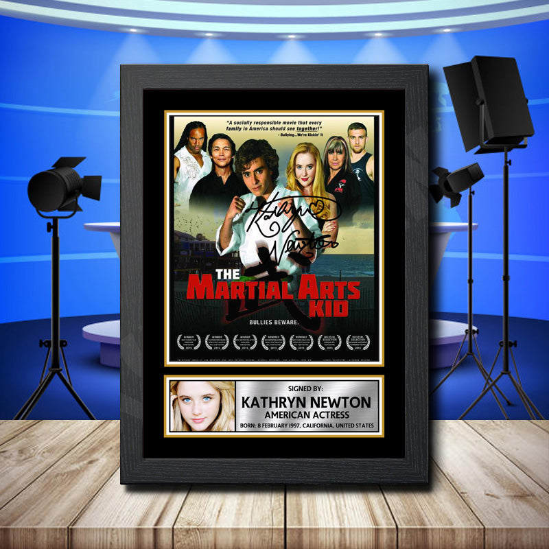 Kathryn Newton 2 Printed Signature Television Star Poster Print Framed Wall Art Gift – Kathryn Newton 2 Printed Signature Television Star Poster Print