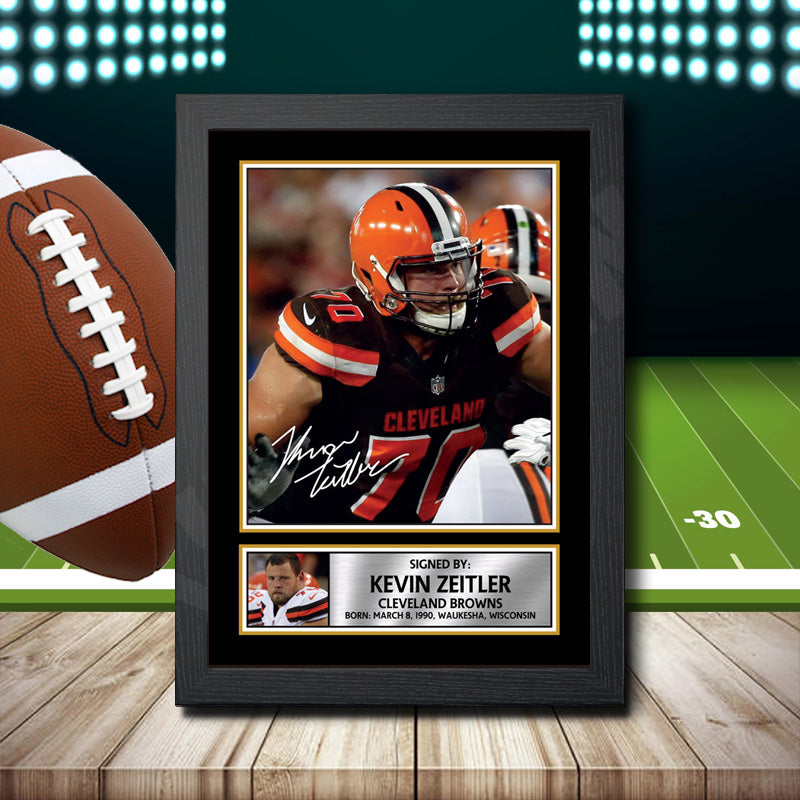 Kevin Zeitler 2 – Printed Signature NFL Star Print – Kevin Zeitler 2