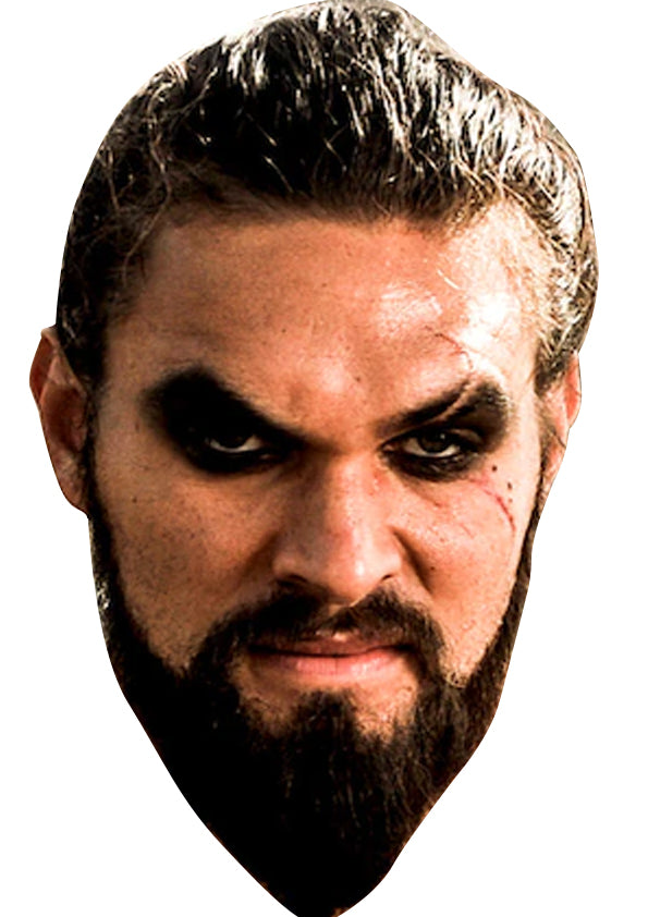 Khal Drogo Face Mask β Fancy Dress Cardboard Costume Mask β Khal Drogo Face Mask