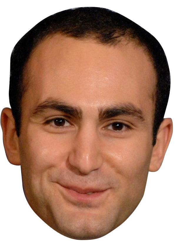 Khalid Abdalla Celebrity Face Mask Fancy Dress Cardboard Costume Mask
