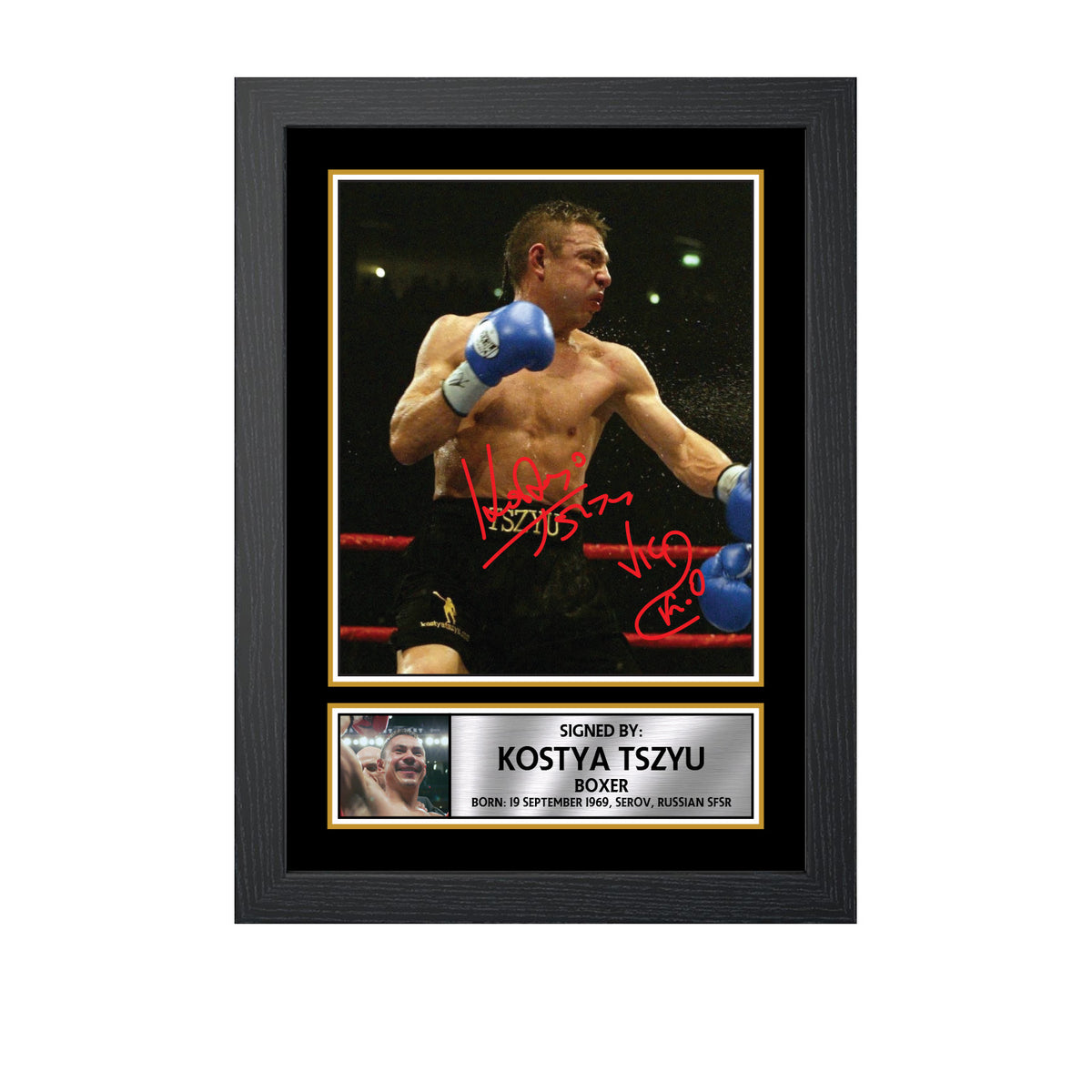 Kostya Tszyu M739 Boxing Printed Signature Poster Print Gift