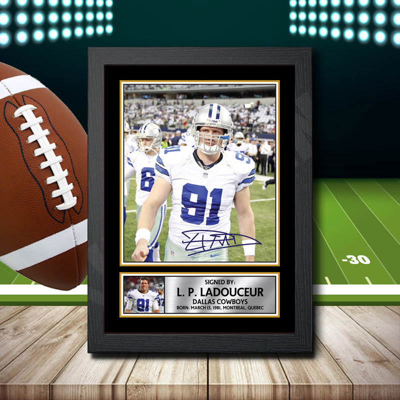 L. P. Ladouceur – Printed Signature NFL Star Print – L. P. Ladouceur