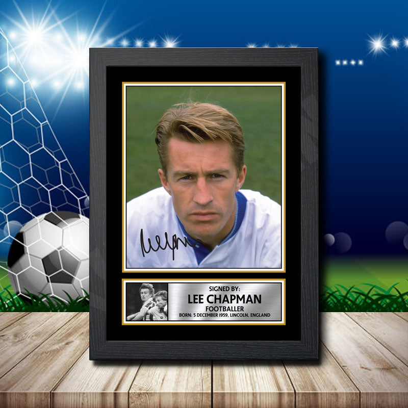 Lee Chapman 1 Printed Signature Footballers Star Poster Print Framed Wall Art Gift – Lee Chapman 1 Printed Signature Footballers Star Poster Print