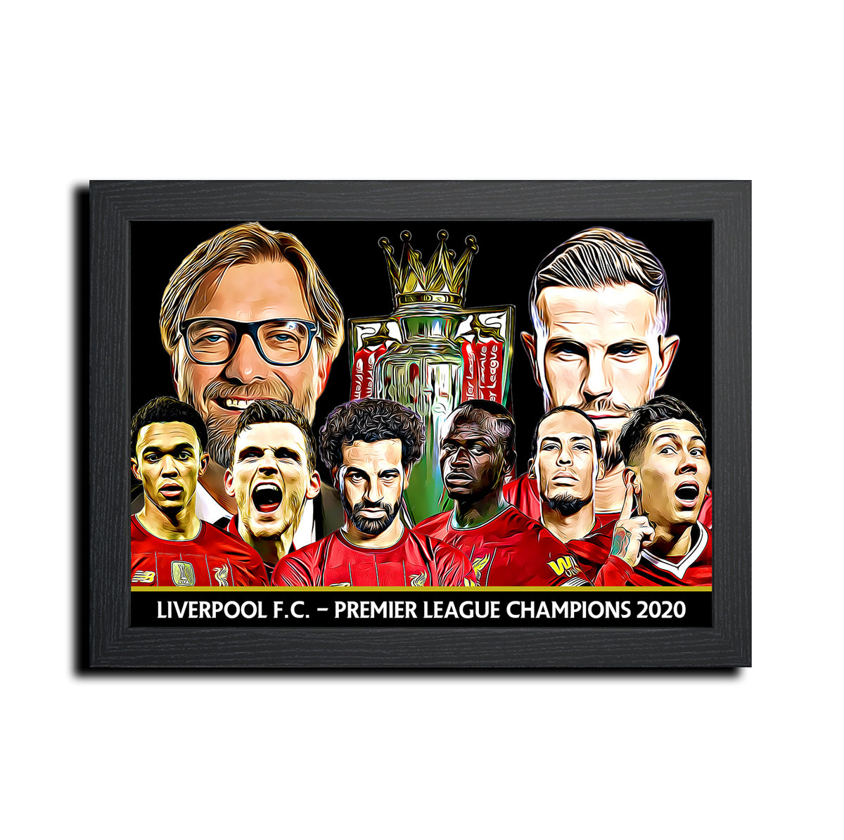 Liverpool Premier League Champions 2020 Poster Print