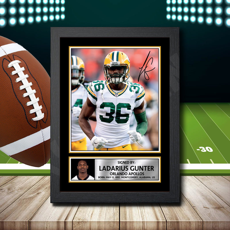 Ladarius Gunter 1 – Printed Signature NFL Star Print – Ladarius Gunter 1