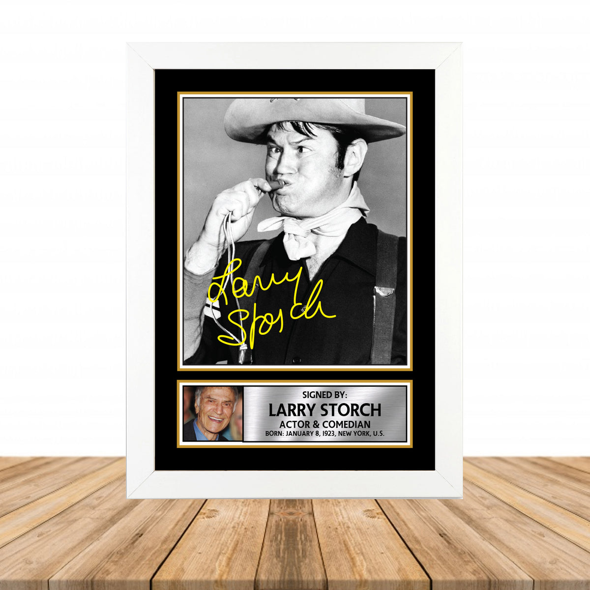 Larry Storch M872 Television Printed Signature Poster Print Gift