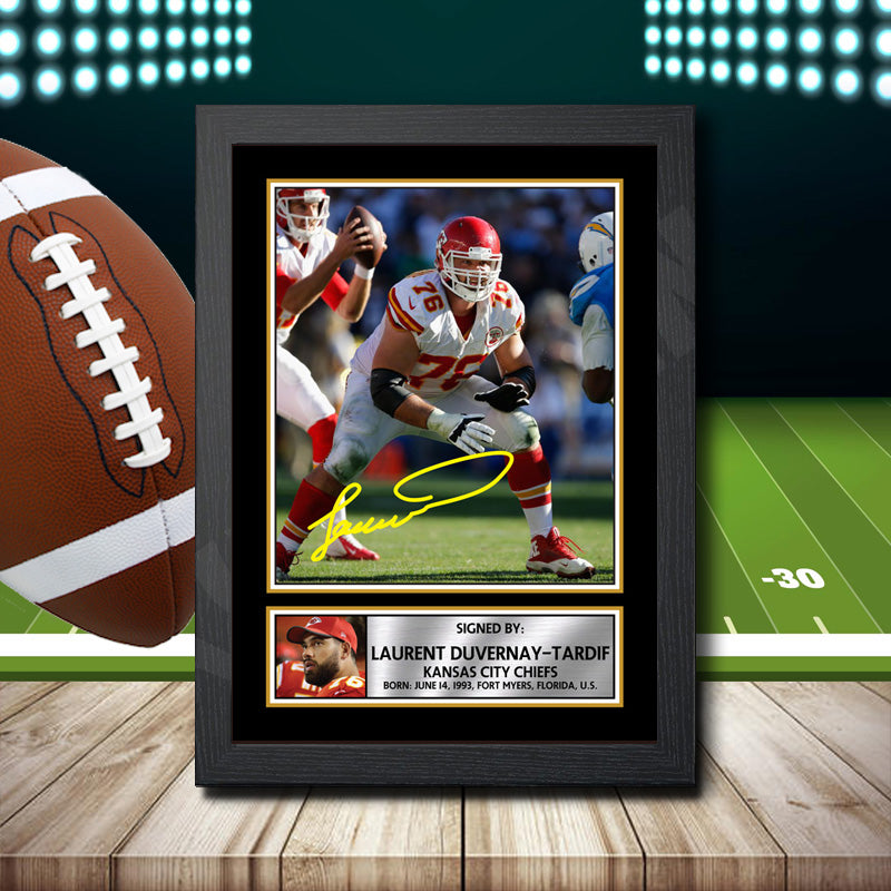 Laurent Duvernay-Tardif – Printed Signature NFL Star Print – Laurent Duvernay-Tardif