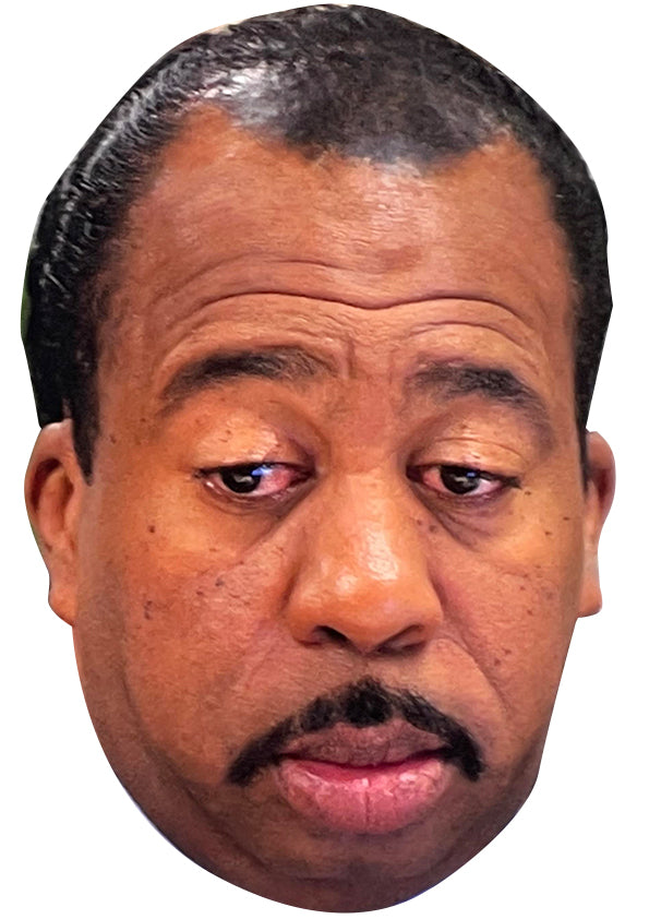 Leslie David Baker Face Mask β Fancy Dress Cardboard Costume Mask β Leslie David Baker Face Mask