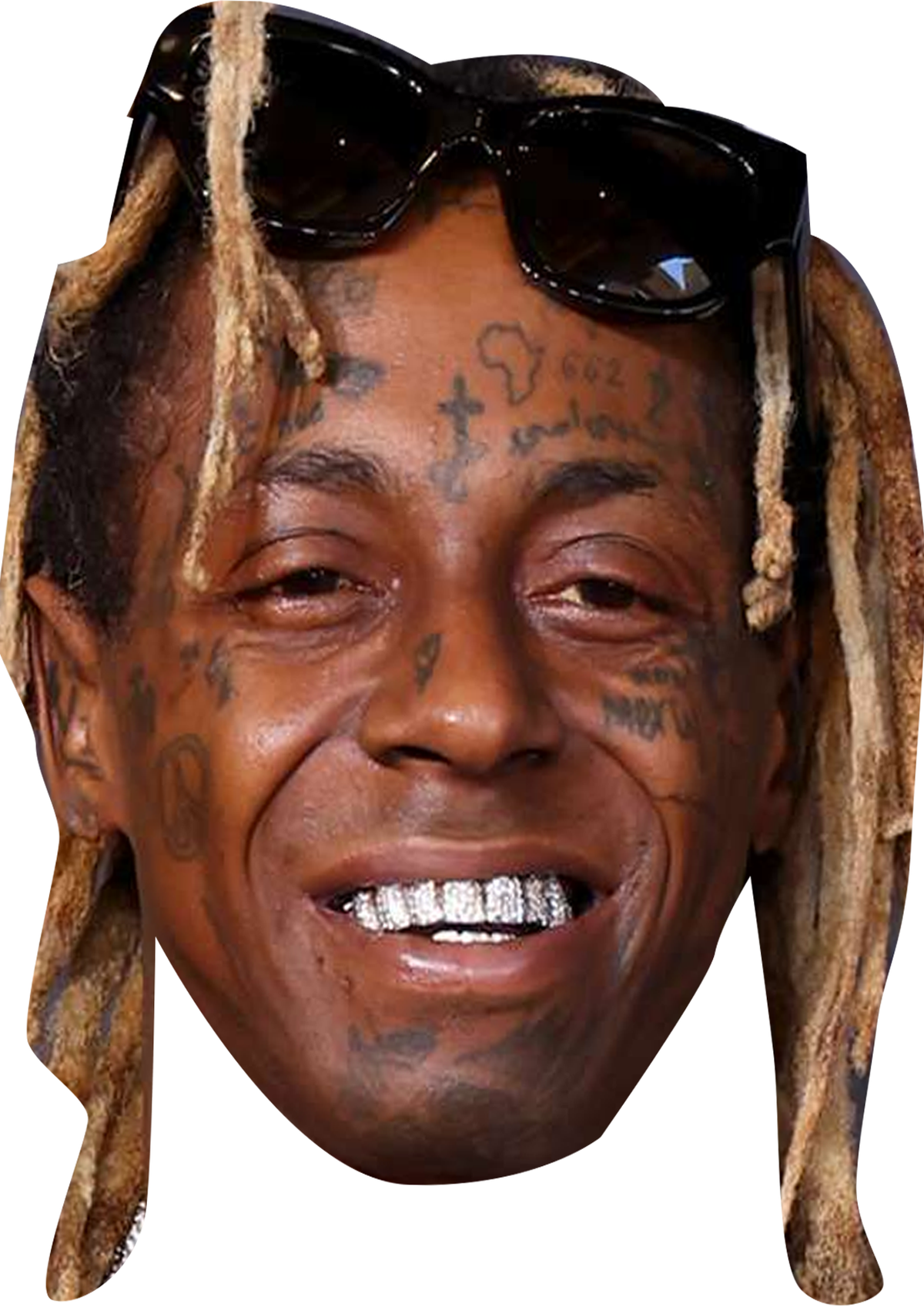 Lil Wayne Face Mask β Fancy Dress Cardboard Costume Mask β Lil Wayne Face Mask