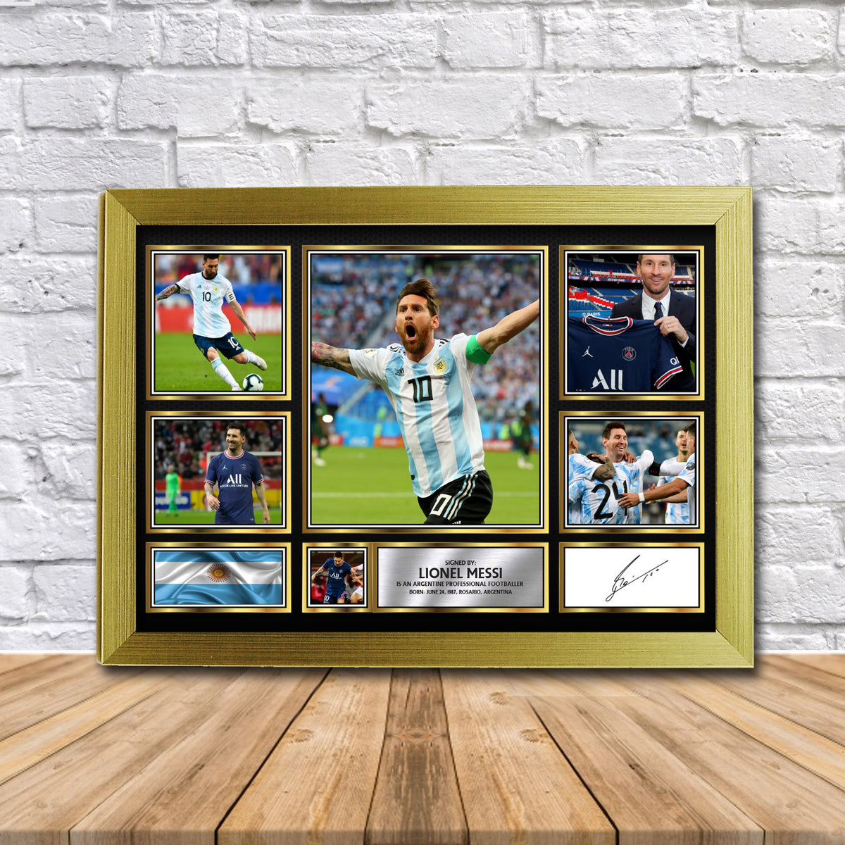 Lionel Messi Football Gift Framed Printed Signature Star Poster Print Wall Art Gift β Lionel Messi Football Gift Framed Printed Signature Star Poster Print Wall Art