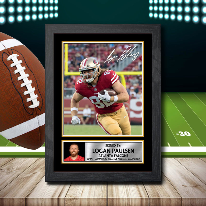 Logan Paulsen 2 – Printed Signature NFL Star Print – Logan Paulsen 2