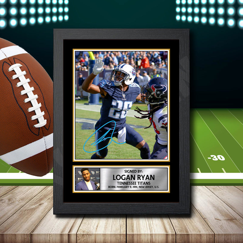 Logan Ryan – Printed Signature NFL Star Print – Logan Ryan