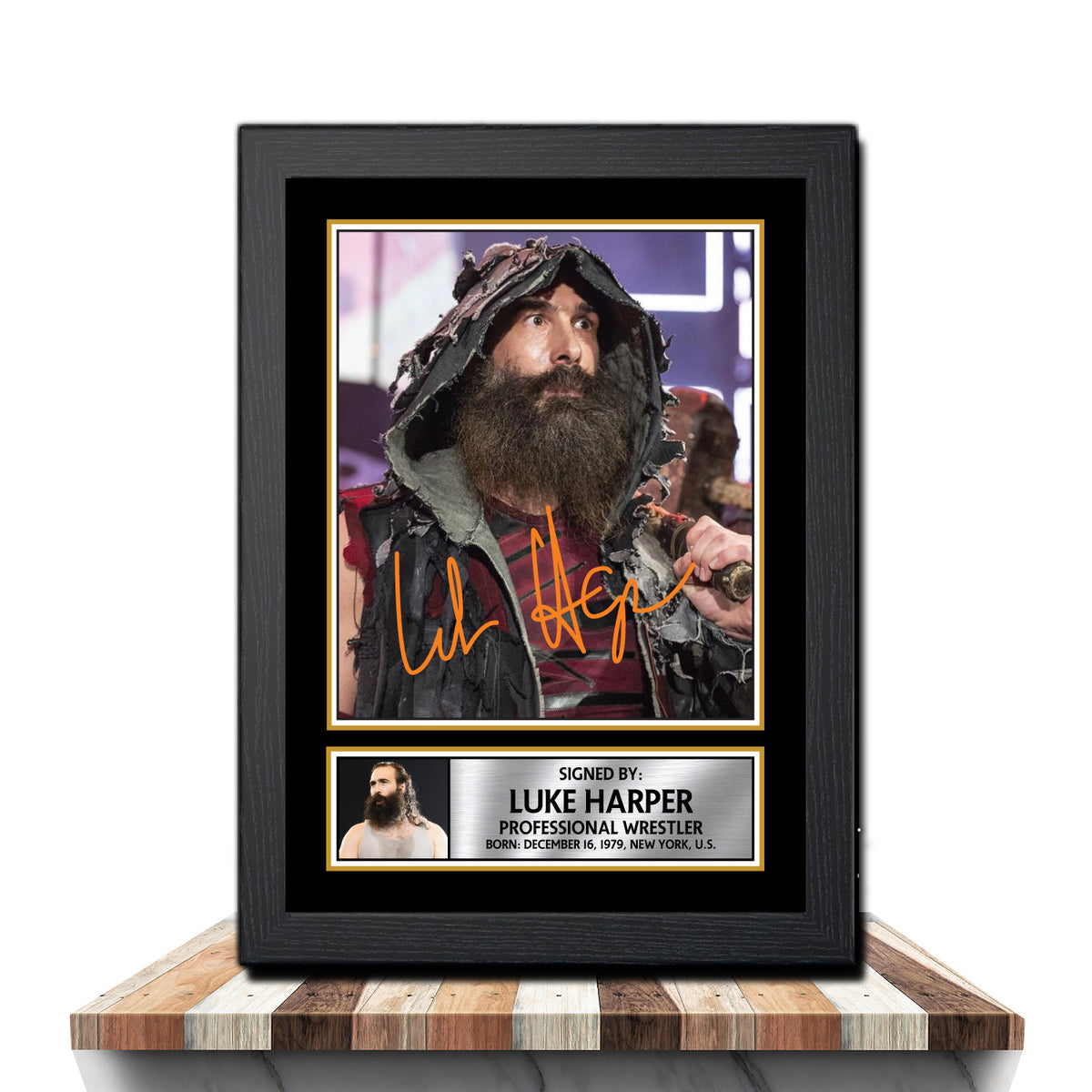 Luke Harper M1033 Wrestling Printed Signature Poster Print Gift