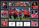 Luton Town Premier League Football Team Framed Autographed Print - Limited Edition Autograph Fan Gift – Collectible Memorabilia Merchandise