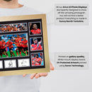 Luton Town Premier League Football Team Framed Autographed Print - Limited Edition Autograph Fan Gift – Collectible Memorabilia Merchandise