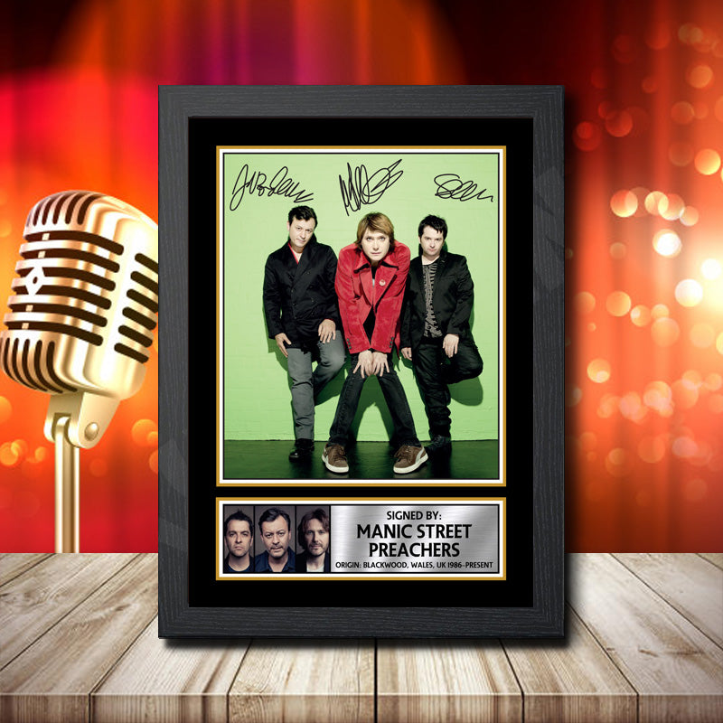 Manic Street 2 – Printed Signature Music Star Print – Manic Street 2