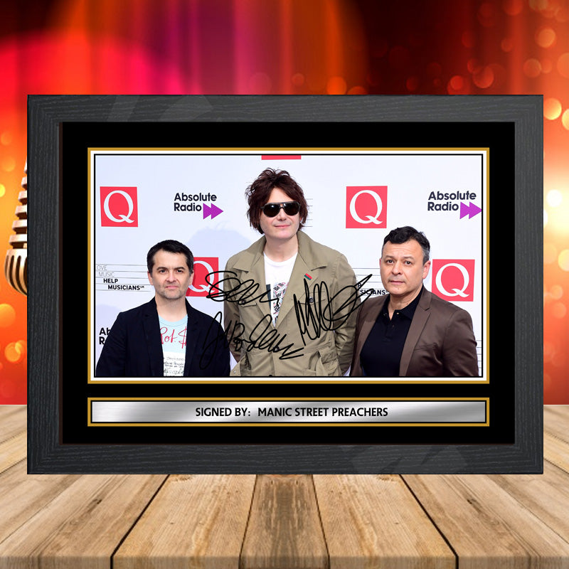 Manic Street Preachers 1 – Printed Signature Music-Landscape Star Print – Manic Street Preachers 1