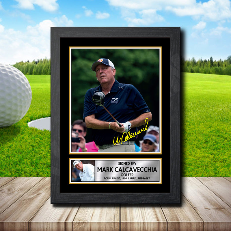 Mark Calcavecchia 2 Printed Signature Golfer Star Poster Print Framed Wall Art Gift – Mark Calcavecchia 2 Printed Signature Golfer Star Poster Print