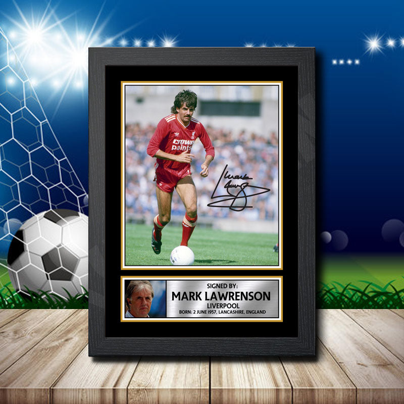 Mark Lawrenson 1 Printed Signature Footballers Star Poster Print Framed Wall Art Gift – Mark Lawrenson 1 Printed Signature Footballers Star Poster Print