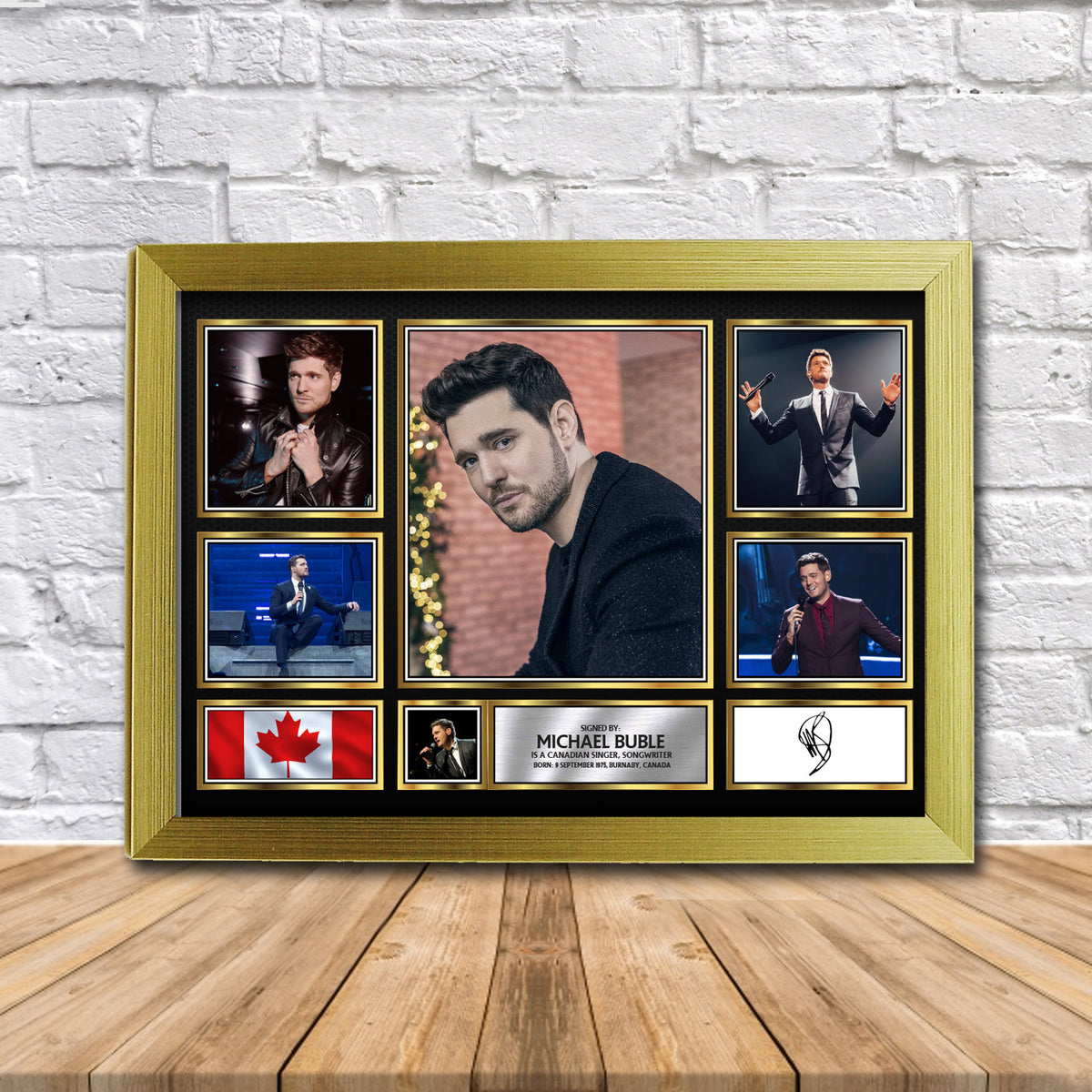 Michael Buble (2) Music Gift Framed Printed Signature Star Poster Print Wall Art Gift – Michael Buble Music Gift Framed Printed Signature Star Poster Print Wall Art