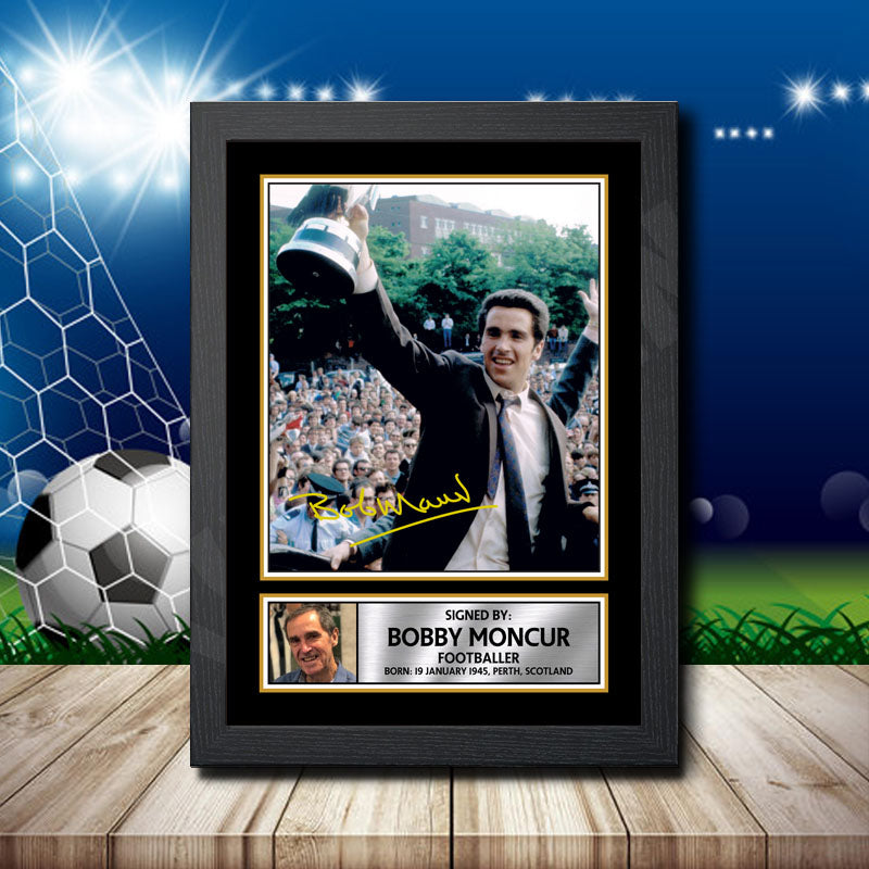 Moncur 2 Printed Signature Footballers Star Poster Print Framed Wall Art Gift β Moncur 2 Printed Signature Footballers Star Poster Print