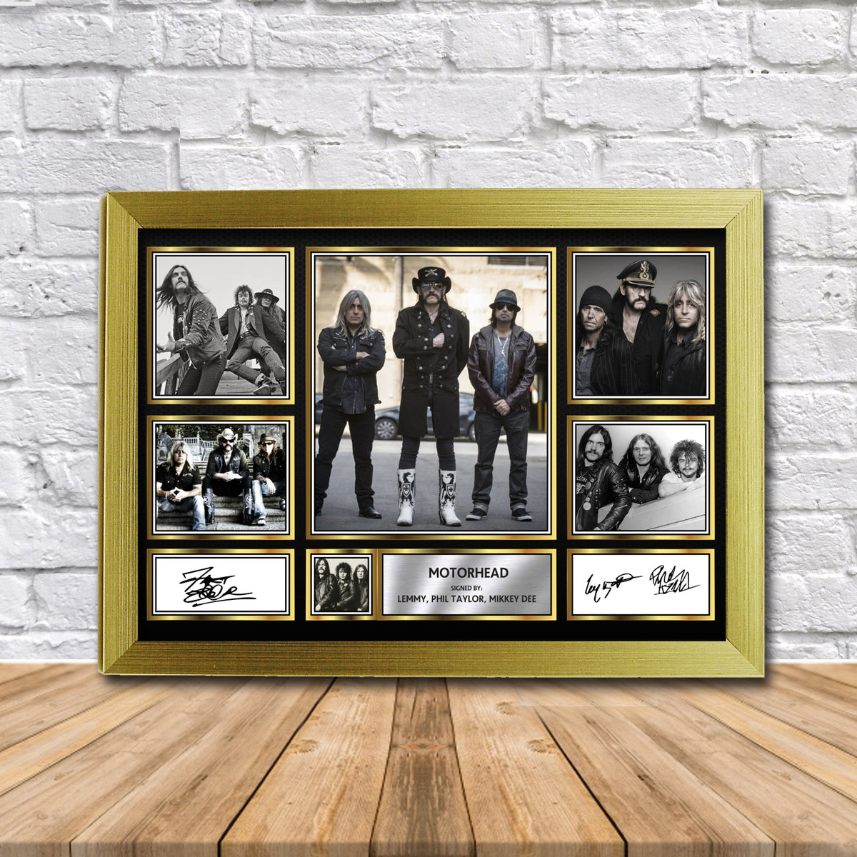 Motorhead Gift Framed Printed Signature Star Poster Print Wall Art Gift